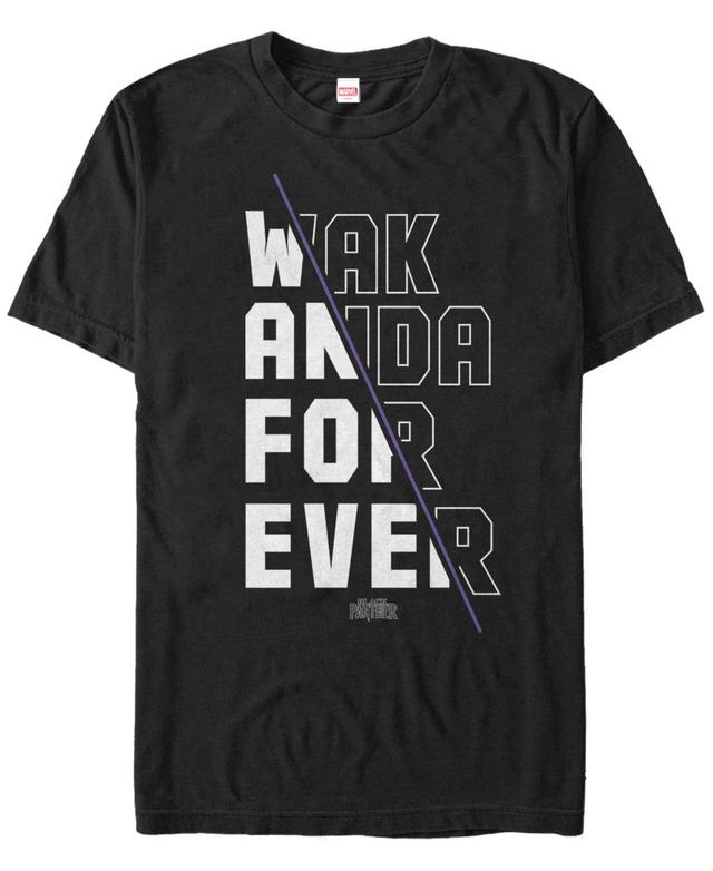 Mens Marvel Panther Wakanda Forever Slash Graphic Tee Product Image