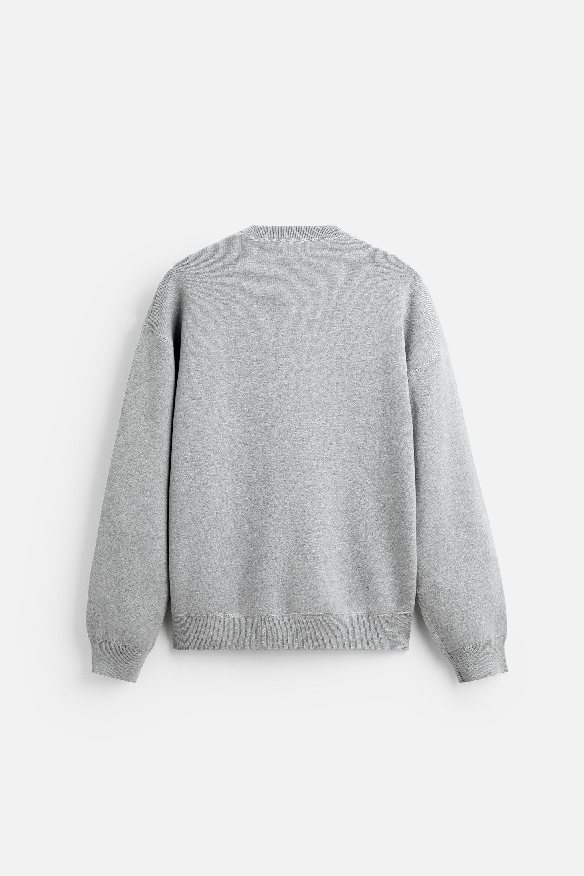 TEXTURED COTTON SWEATER Product Image