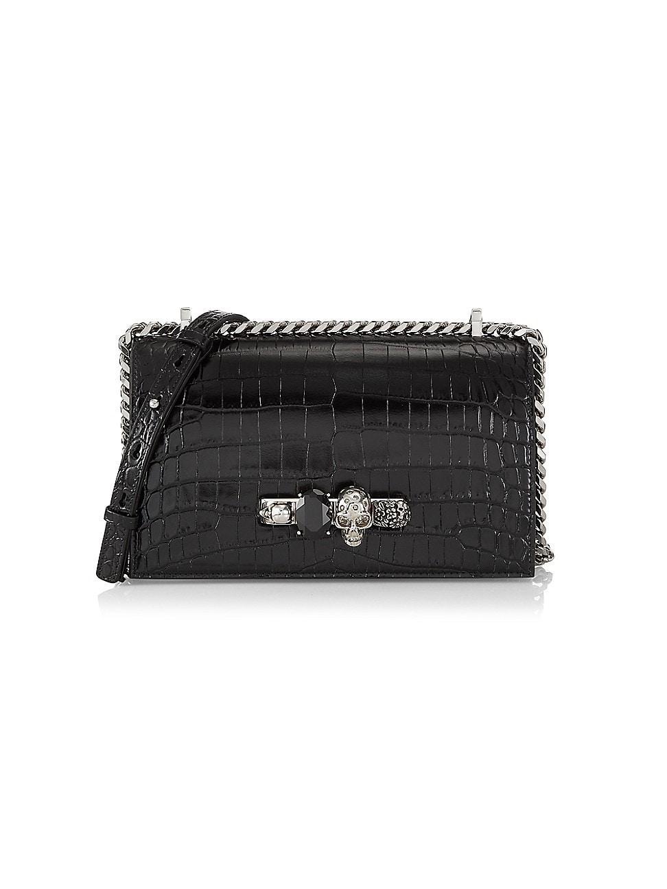 Alexander McQueen Jewelled Croc Embossed Product Image