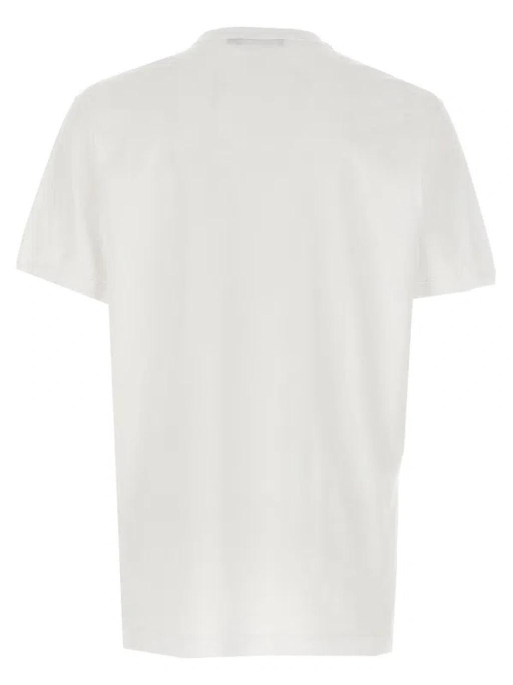 Logo Embroidery T-shirt In White Product Image