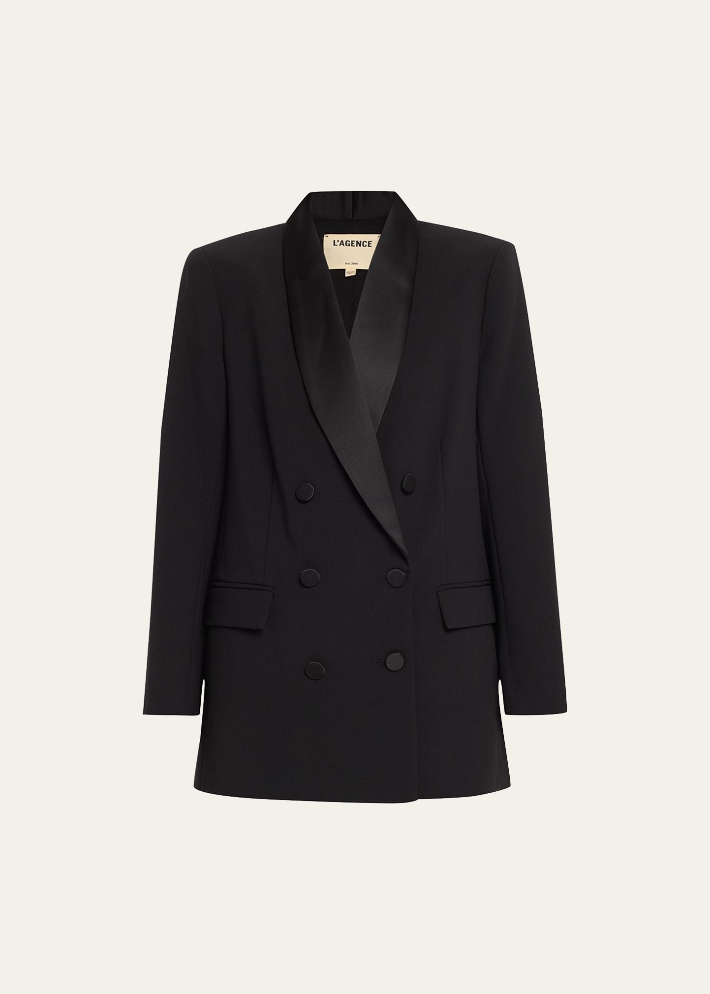 Womens Jayda Double-Breasted Ponte Blazer Product Image