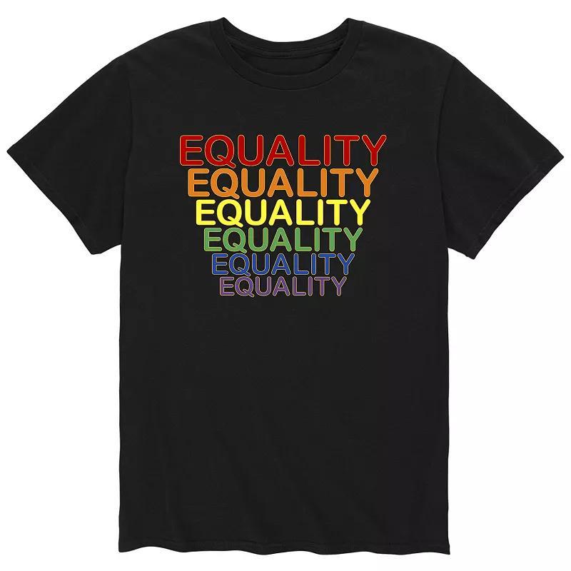 Mens Equality Repeat Pride Tee Product Image