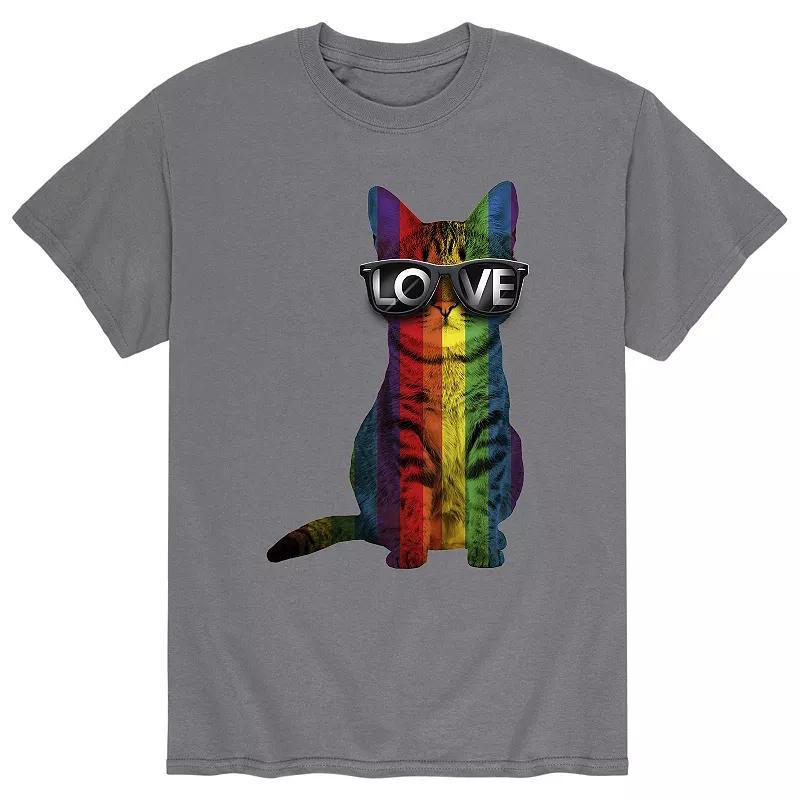 Mens Love Cat Pride Tee Product Image