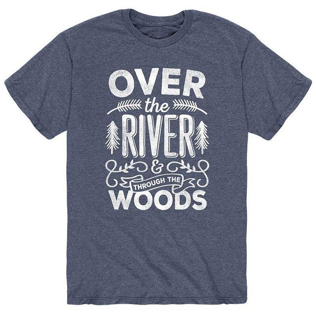 Mens Over The River Through Woods Tee Product Image