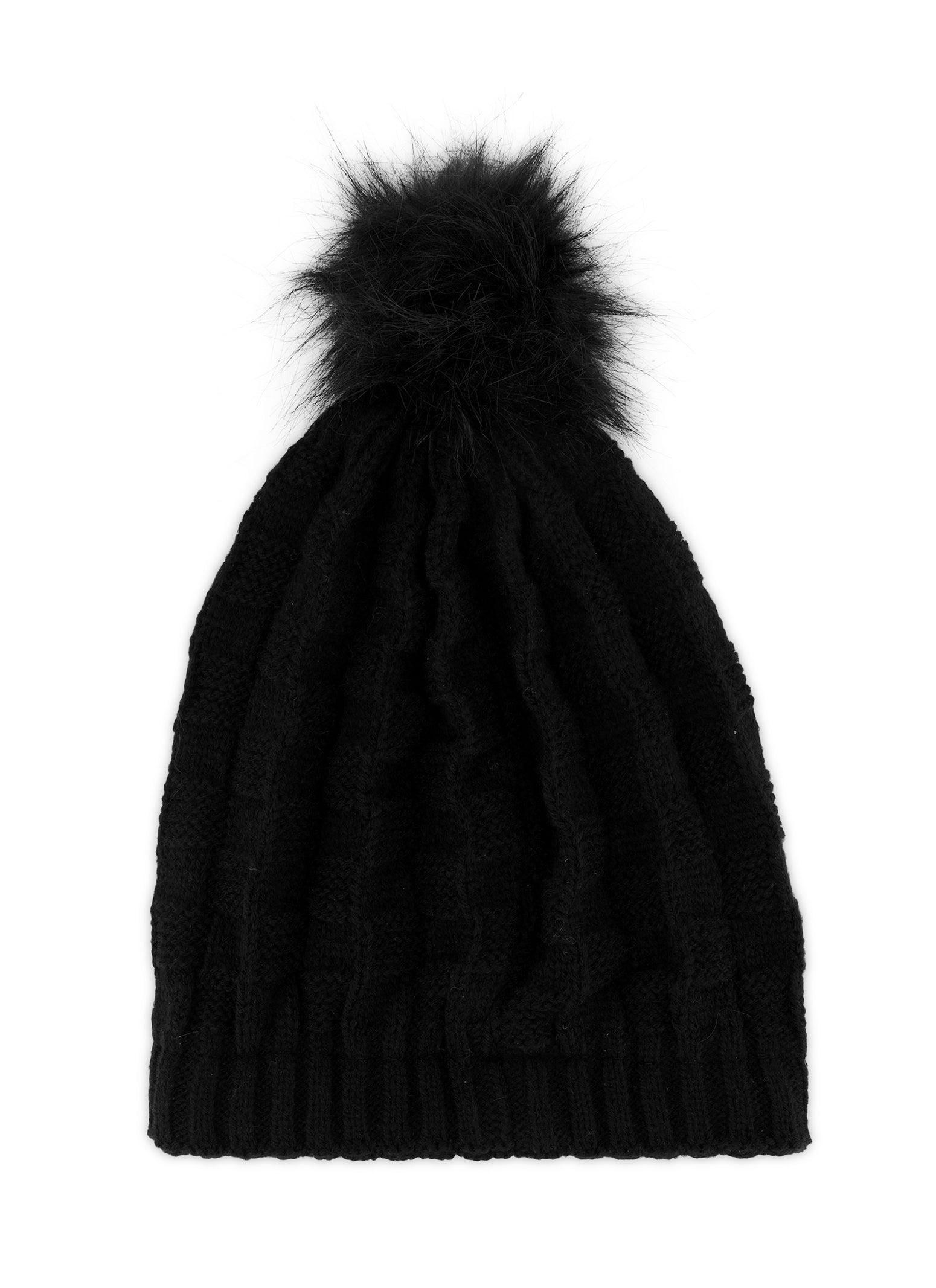 Studded Pom Pom Beanie Female Product Image