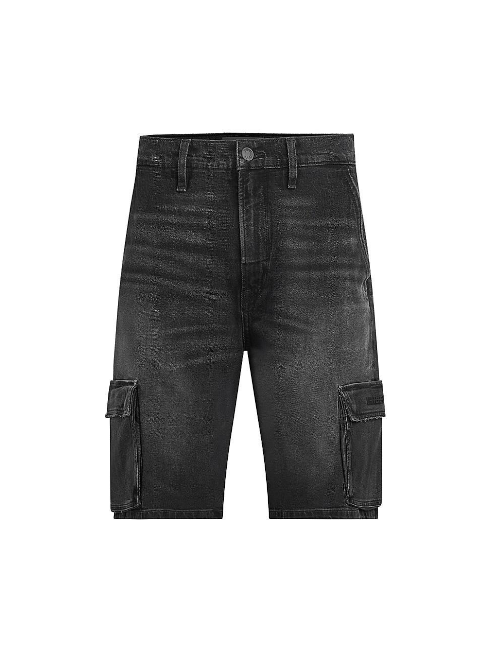 Mens 90s Denim Cargo Shorts Product Image