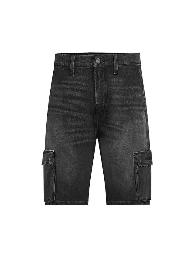 Mens 90s Denim Cargo Shorts Product Image