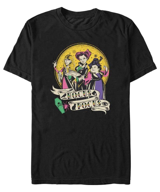 Fifth Sun Mens Hocus Pocus Sanderson Sisters Short Sleeves T-shirt Product Image