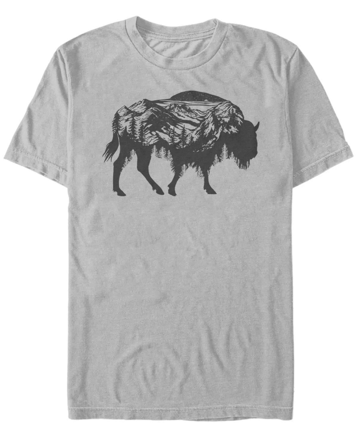 Mens Buffalo Adventure Fill Graphic Tee Product Image