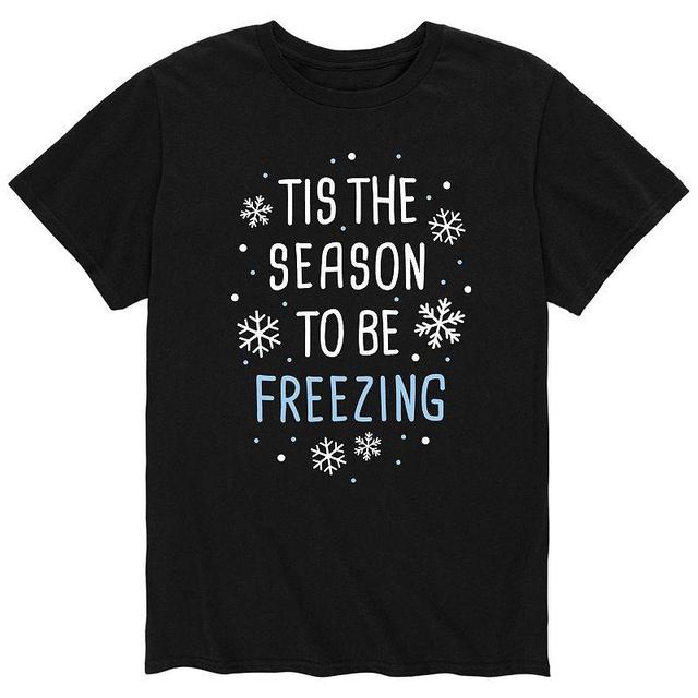 Mens Tis The Season Freezing Tee Product Image