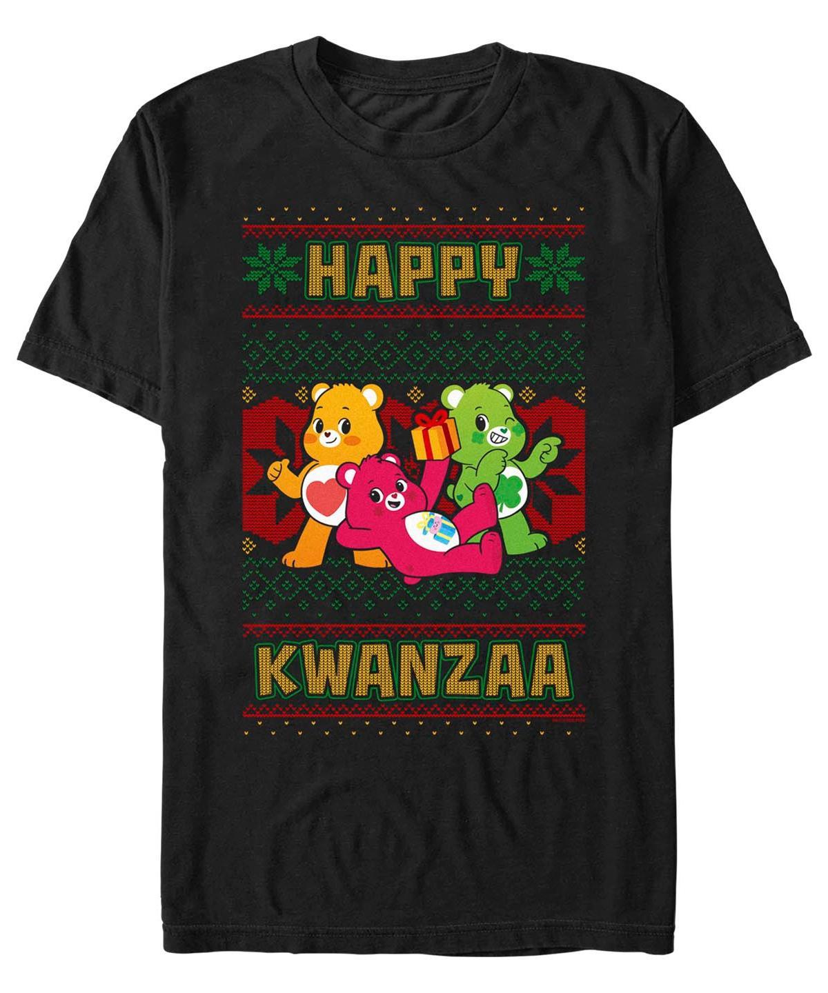 Fifth Sun Mens Care Bears Kwanzaa Short Sleeves T-shirt Product Image