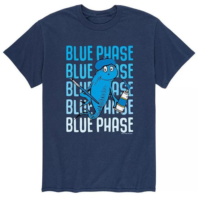 Mens Dr. Seuss Blue Phase Fish Tee Product Image