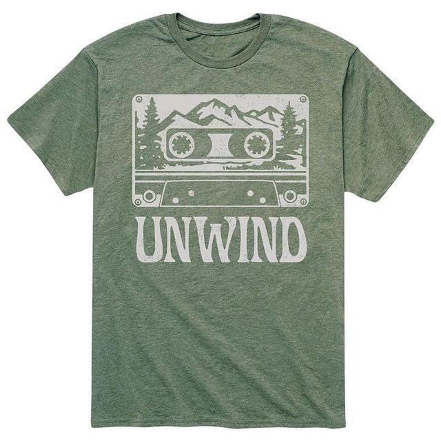 Mens Unwind Tee Green Product Image