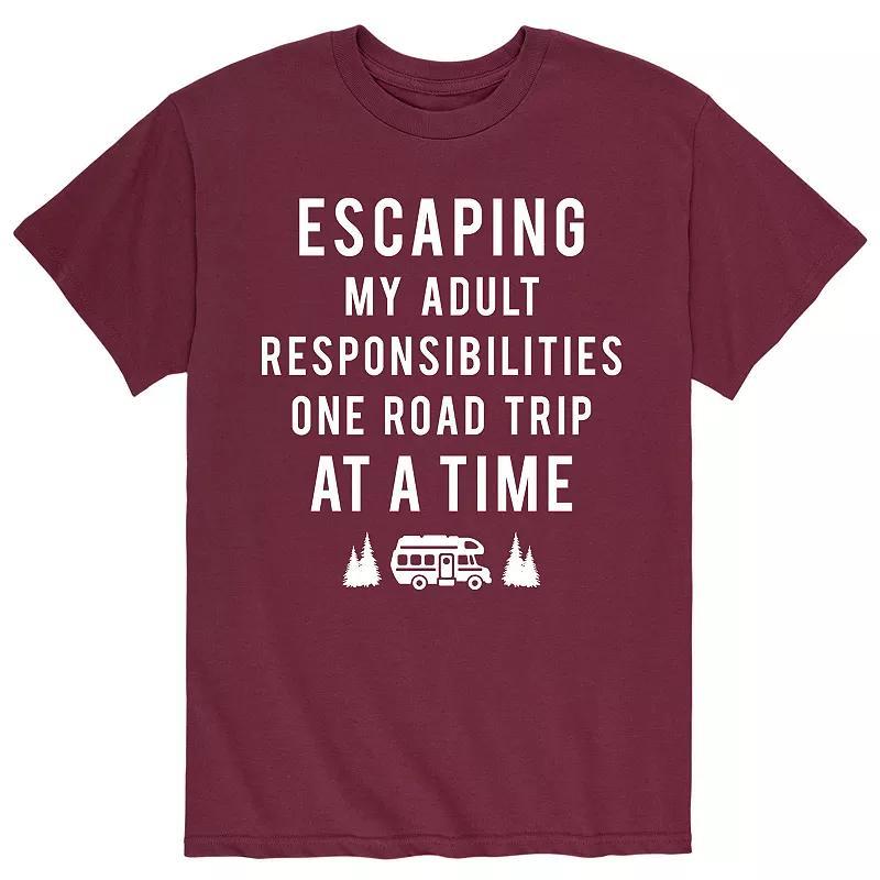 Mens Escaping Responsibilities Tee Product Image