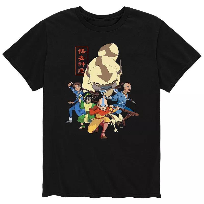 Big & Tall Avatar The Last Airbender Characters Graphic Tee, Mens Product Image