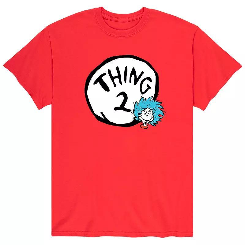 Big & Tall Dr Seuss Thing Two Tee, Mens Product Image