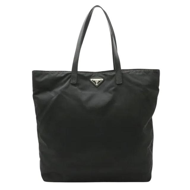 Tessuto Black Synthetic Tote Bag () Product Image