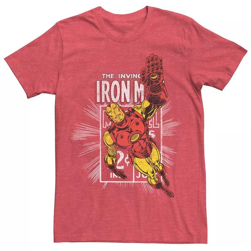 Mens Marvel Comics Retro Iron Man Short Sleeve Graphic Tee Product Image