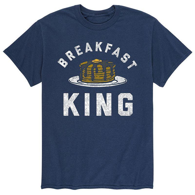 Mens Breakfast King Tee Blue Product Image