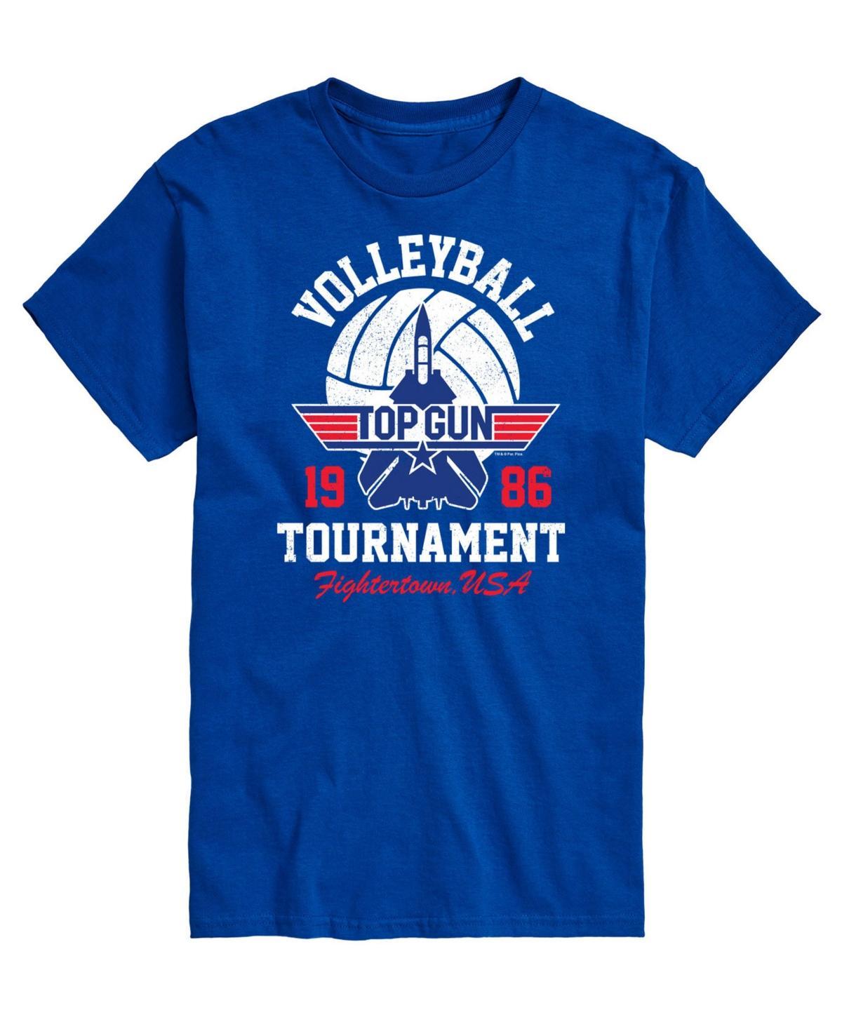 Mens Top Gun Volleyball Tournament Printed T-shirt Product Image