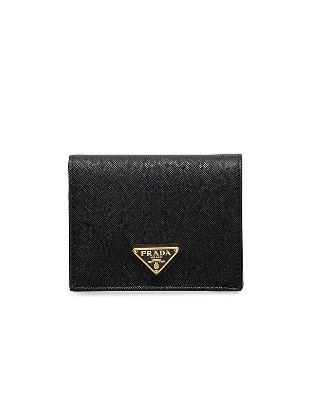 Womens Small Saffiano Leather Wallet Product Image