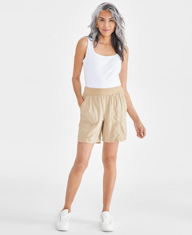 Style & Co Womens Pull-On Utility-Pocket Shorts, Created for Macys Product Image