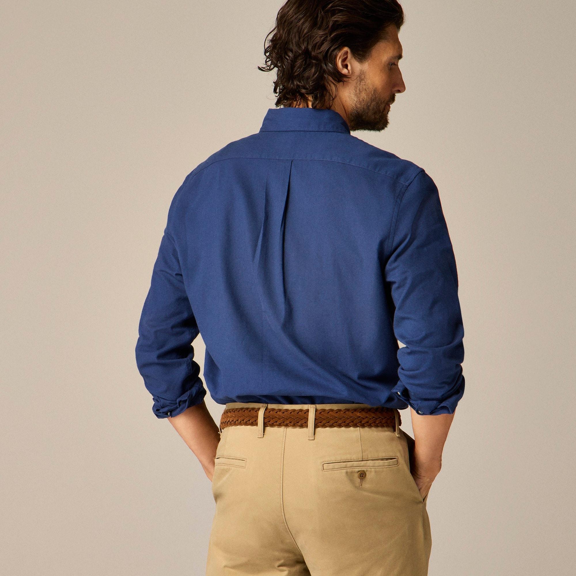 Broken-in organic cotton oxford shirt Product Image