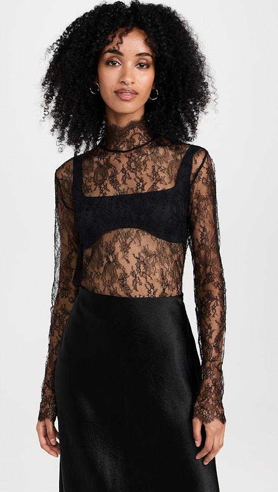 Kiki De Montparnasse All Over Lace Turtleneck | Shopbop Product Image