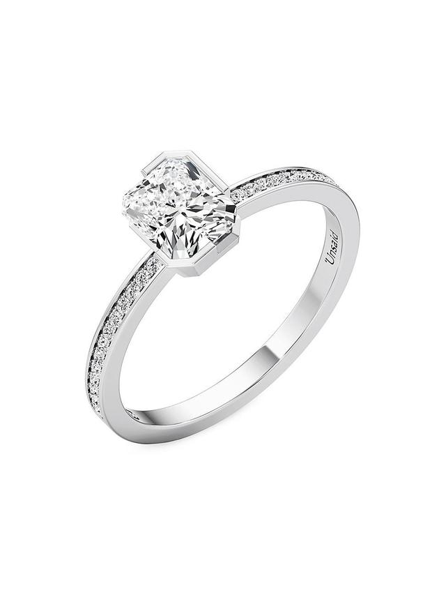 Womens Meta 18K White Gold & 1.10 TCW Lab-Grown Diamond Ring Product Image