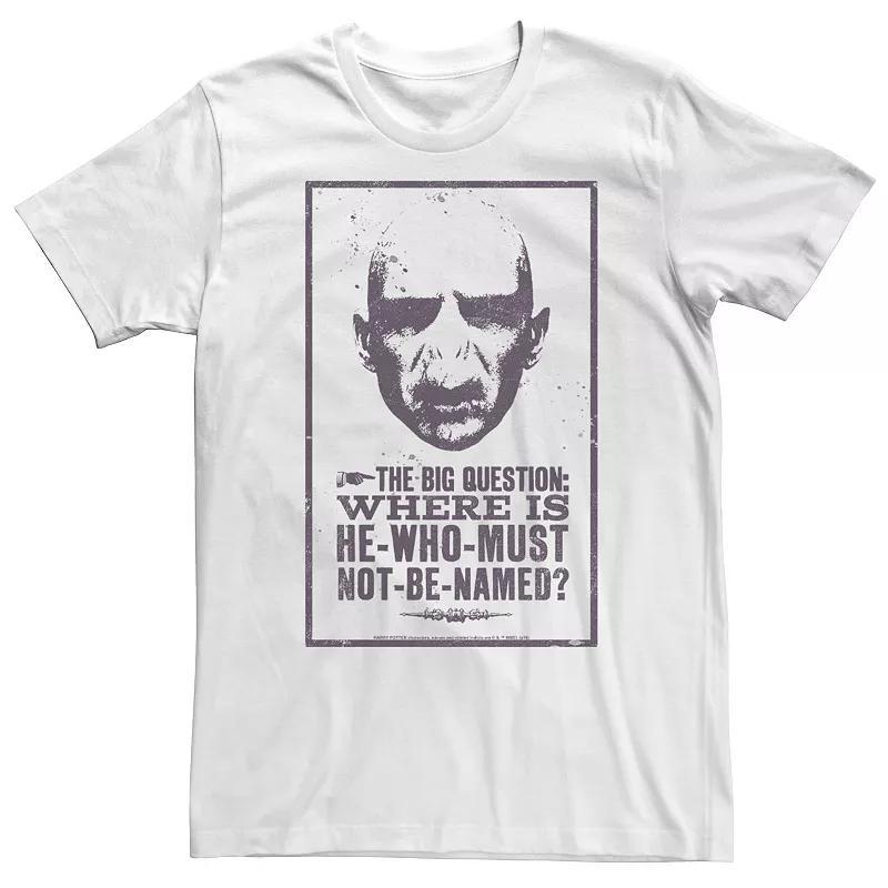 Big & Tall Harry Potter Voldemort Where Is He-Who-Must-Not-Be-Named? Tee, Mens Product Image