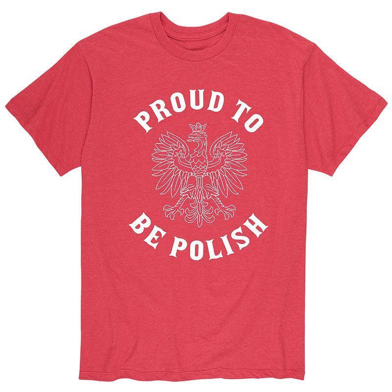 Mens Proud To Be Polish Tee Product Image