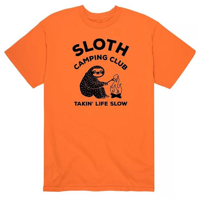 Mens Sloth Camping Club Tee Product Image