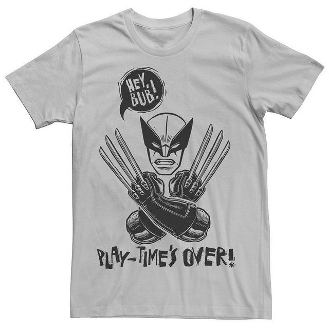 Mens Marvel Wolverine Play Times Over Tee Product Image