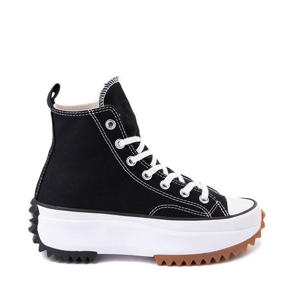 Converse Womens Run Star Hike Platform High Top - Shoes Black/White Product Image