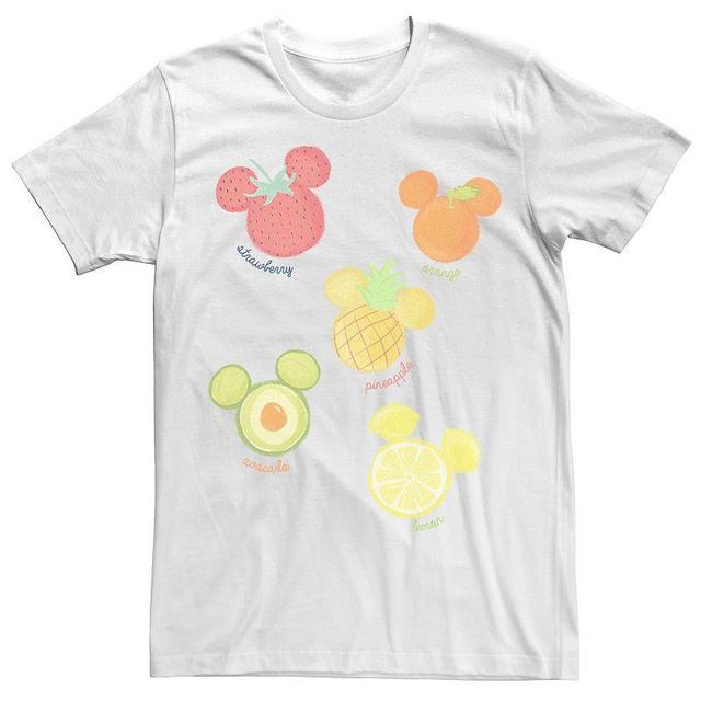 Disneys Mickey & Friends Mickey Mouse Mens Fruit Logos Tee Product Image