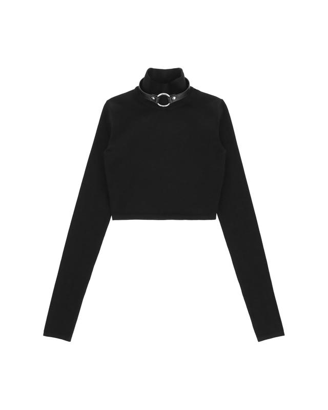 1017 ALYX 9SM | CROPPED KNIT TURTLENECK | KNITWEAR Product Image