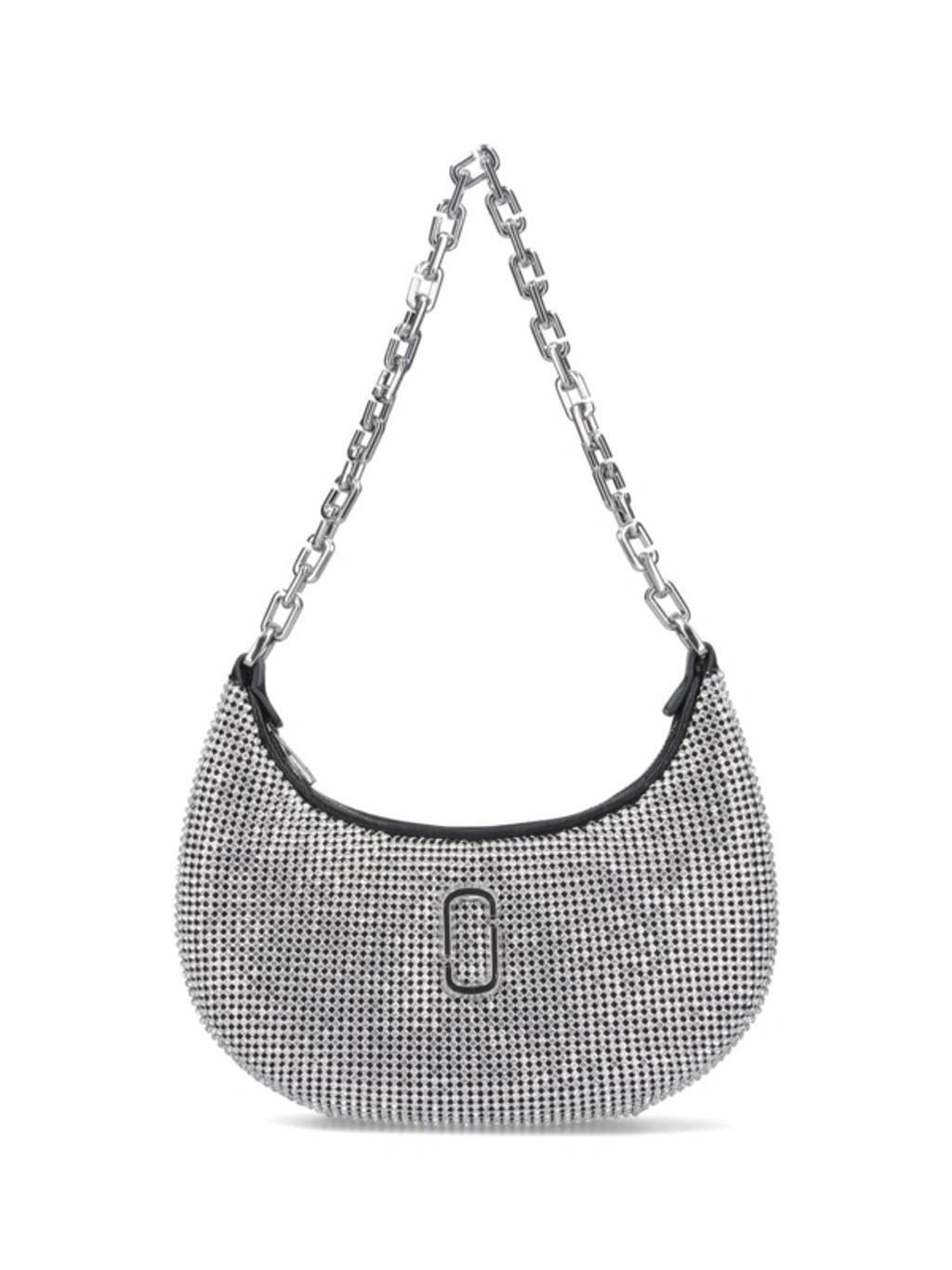 MARC JACOBS Rhinestone J Marc In Silver Product Image