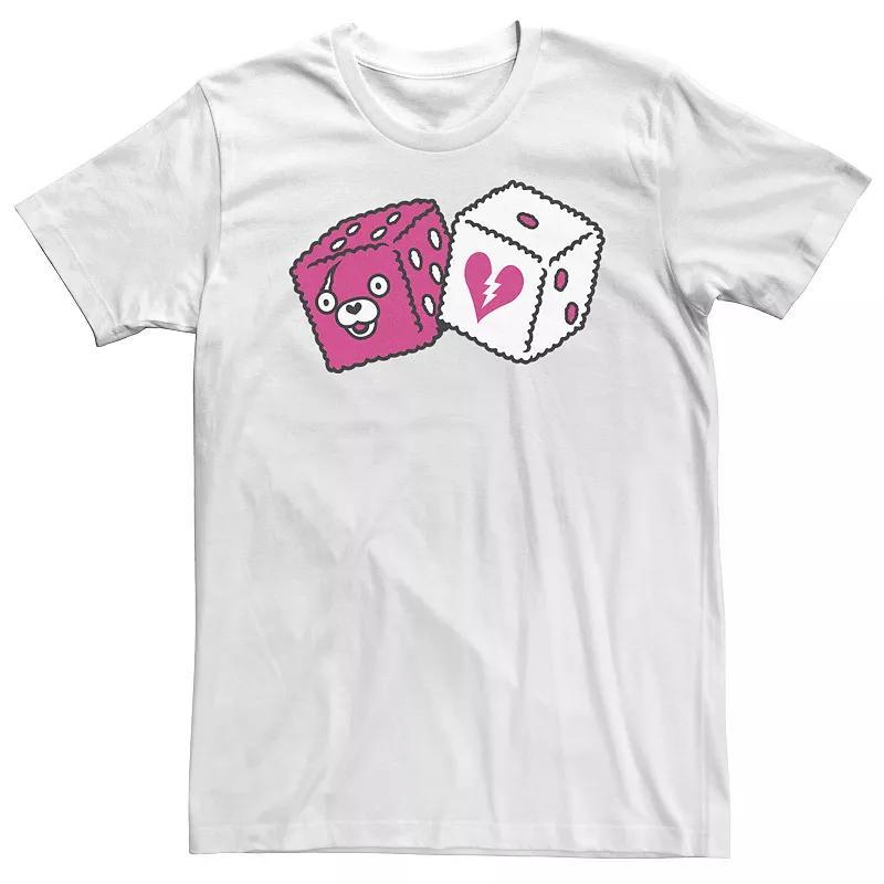 Big & Tall Fortnite Cuddle Dice Left Chest Love Tee, Mens Product Image