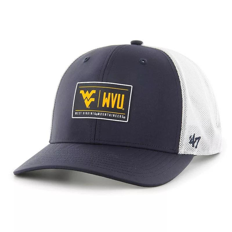 Mens 47 West Virginia Mountaineers Bonita Brrr Hitch Adjustable Hat, Blue Product Image