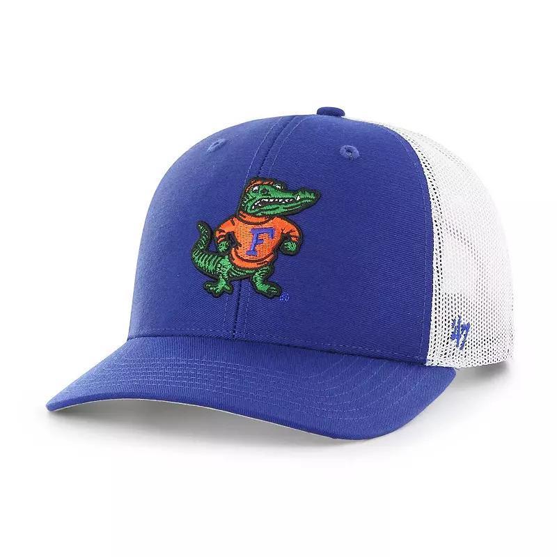 Mens 47 Royal Florida Gators Trucker Adjustable Hat Product Image