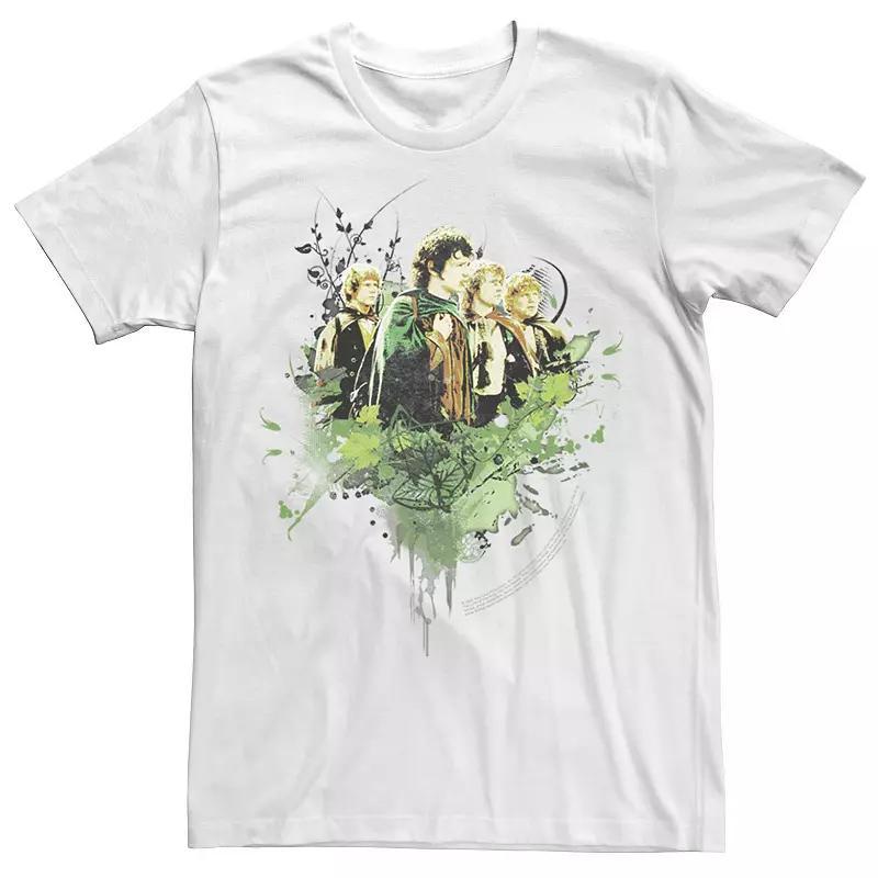 Mens The Lord Of The Rings Hobbits Paint Splatter Tee Product Image