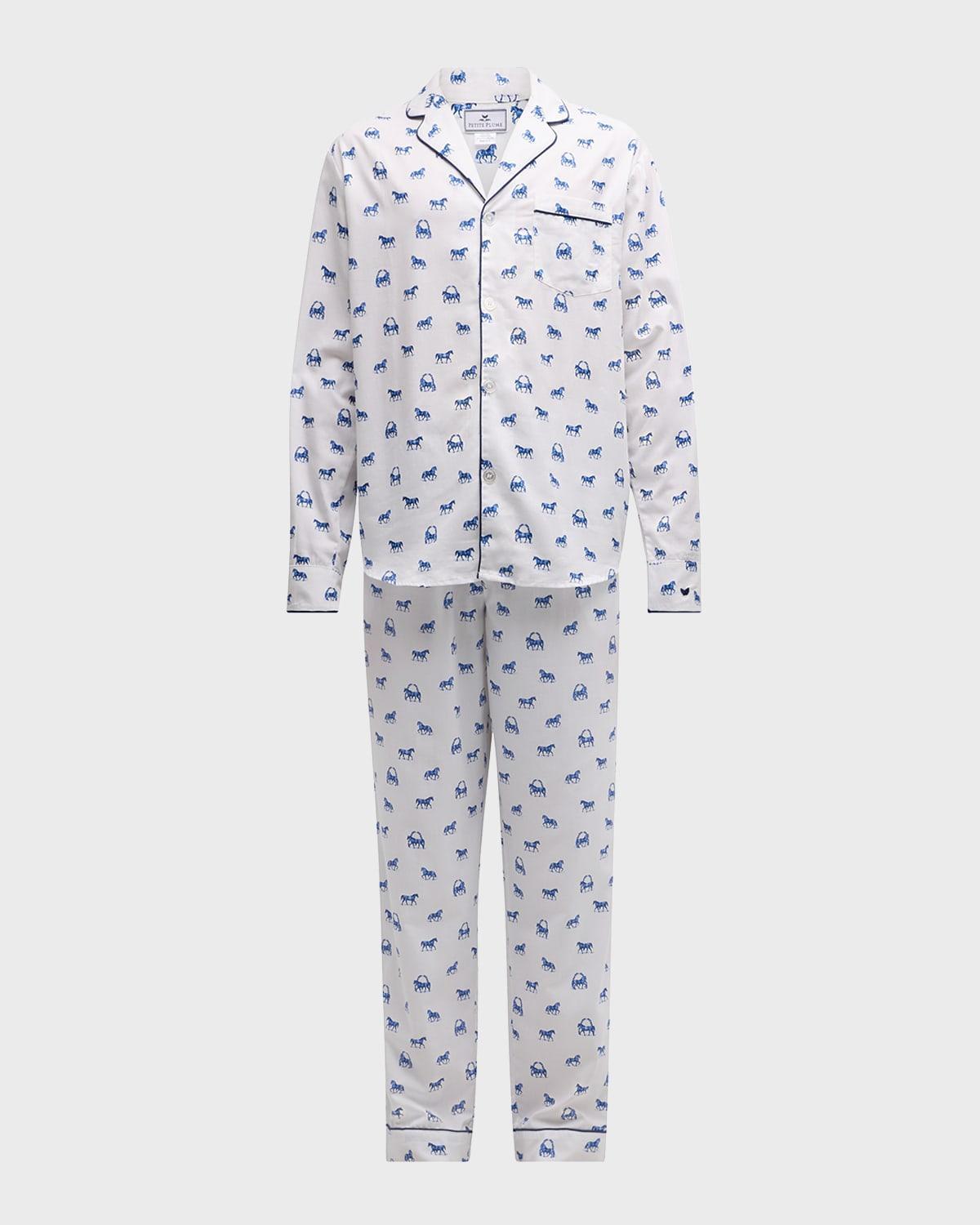 Mens Cotton Pajama Set Product Image