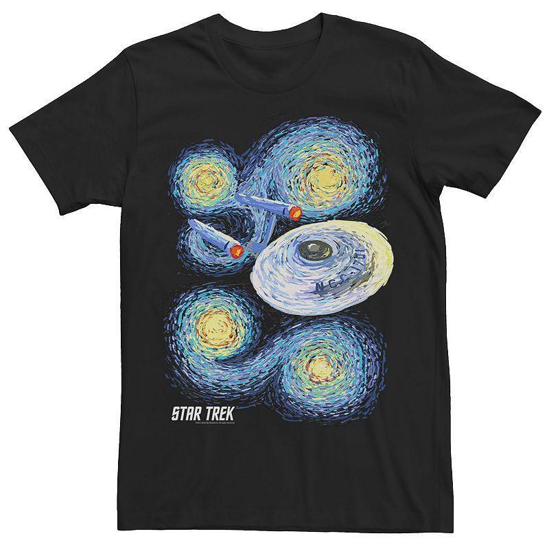 Mens Star Trek Original Series Starry Night Paint Tee Product Image