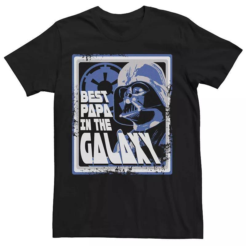 Mens Star Wars Darth Vader Best Papa In The Galaxy Graphic Tee Product Image