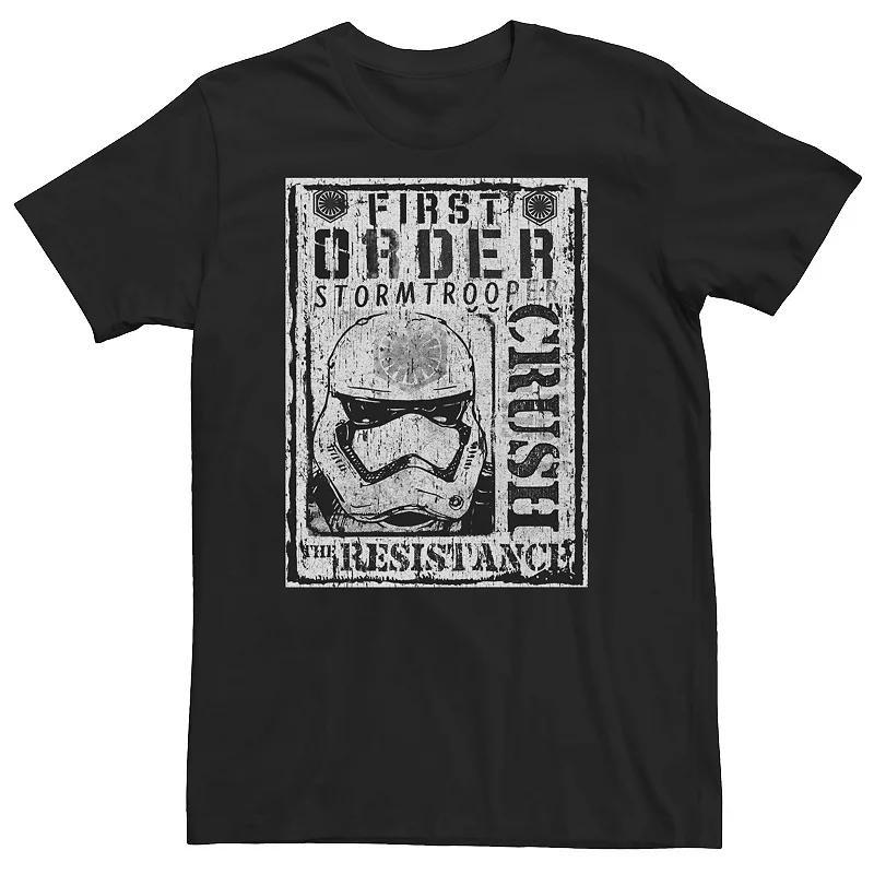 Big & Tall Star Wars Stormtrooper Crush Poster Tee, Mens Product Image