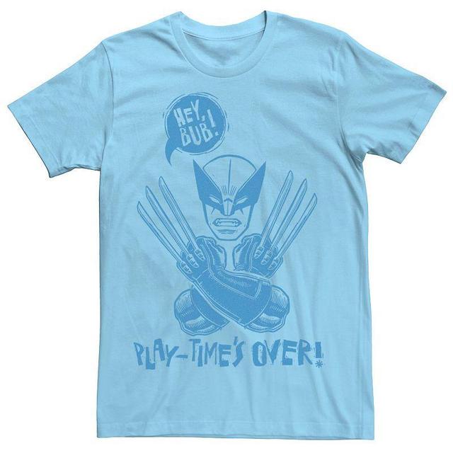 Mens Marvel Wolverine Play Times Over Tee Product Image