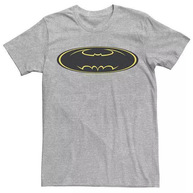 Mens DC Comics Batman Yellow Line Chest Logo Tee Product Image