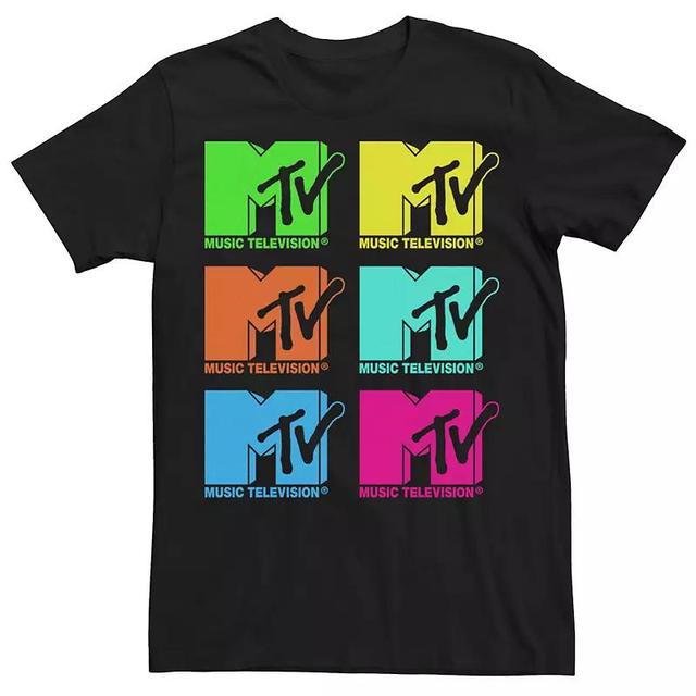 Mens MTV Logo Grid Tee Product Image