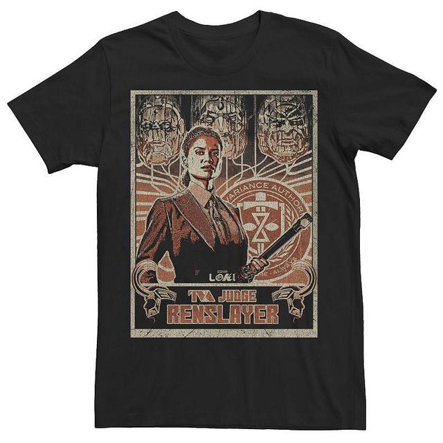 Big & Tall Marvel Loki Judge Renslayer Poster Tee, Mens Product Image