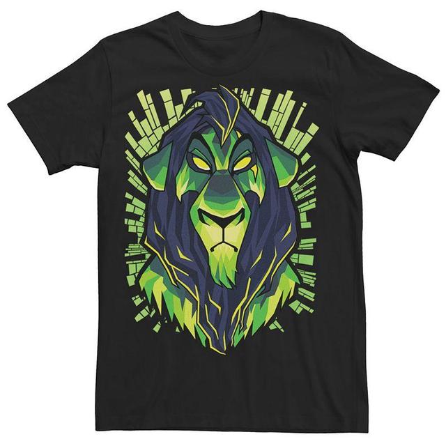 Mens Disneys The Lion King Scar Green Geometric Tee Product Image